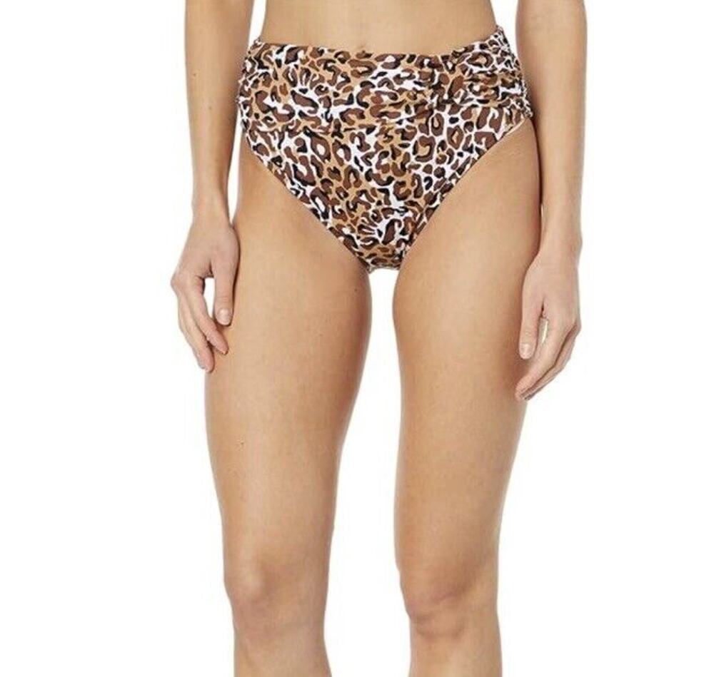 NEW Lilly Pulitzer Valyn Bikini Bottom Chocolate Onyx My Favorite Spot Cheetah 8
